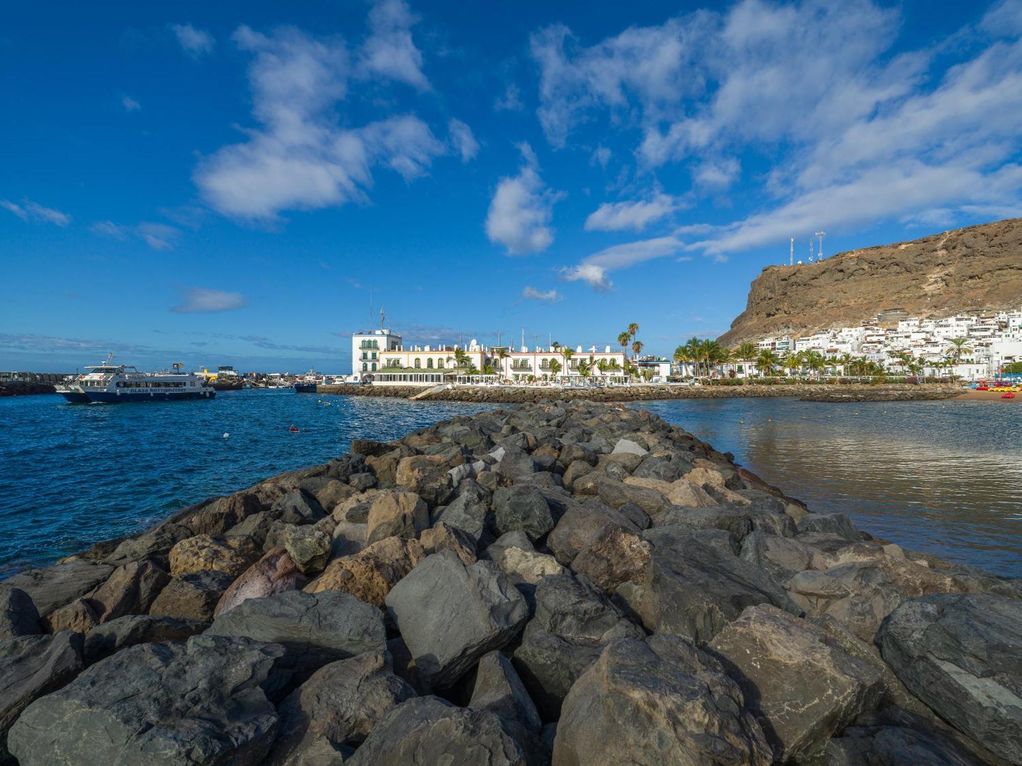 Amarre Palm Lägenhet Puerto De Mogan Exteriör bild