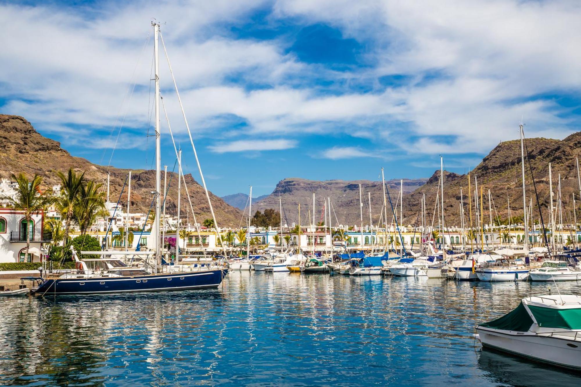 Amarre Palm Lägenhet Puerto De Mogan Exteriör bild