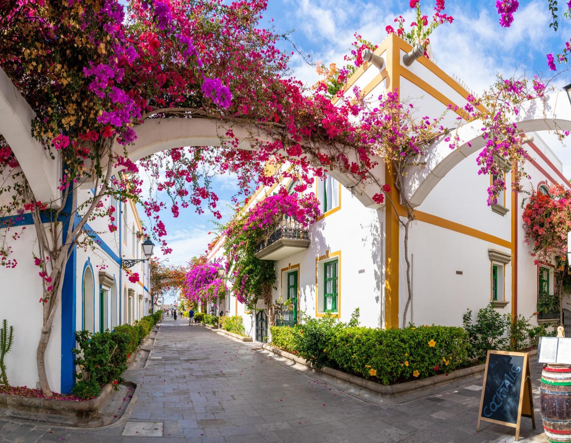 Amarre Palm Lägenhet Puerto De Mogan Exteriör bild